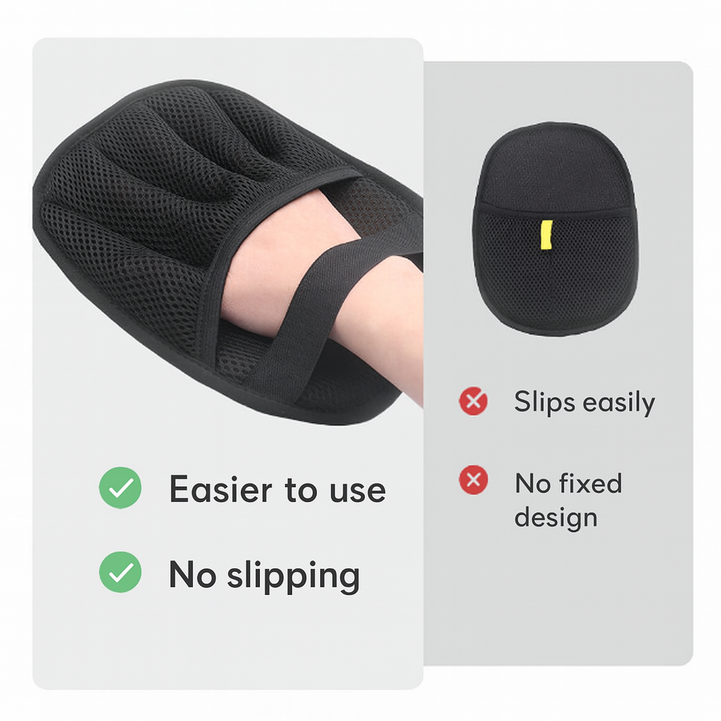 Pet Grooming Glove – Easy Hair Removal & Deshedding