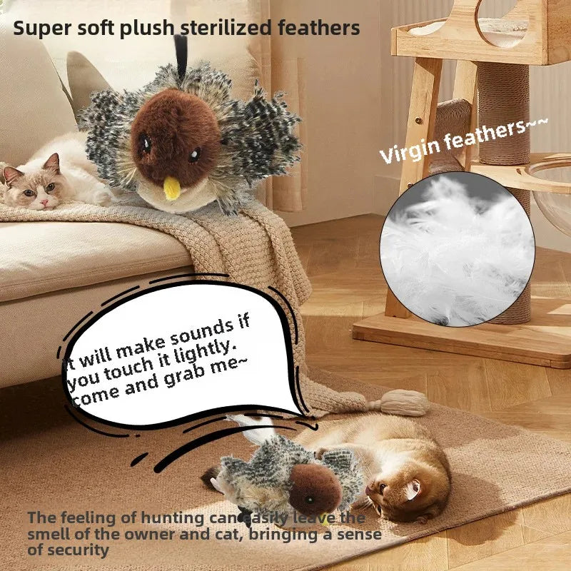 USB Flapping Bird Plush Toy