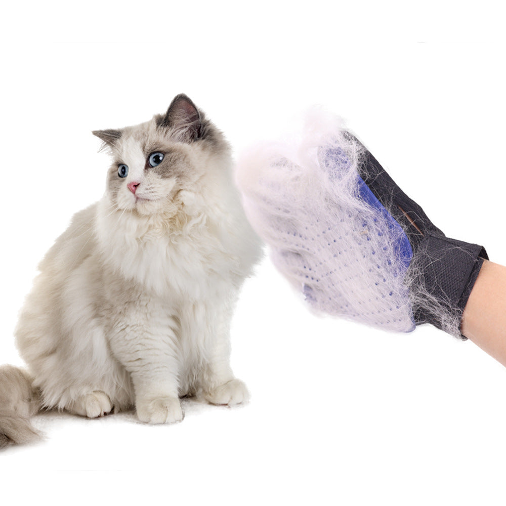 Pet Grooming Gloves – Remove Hair & Dander Fast