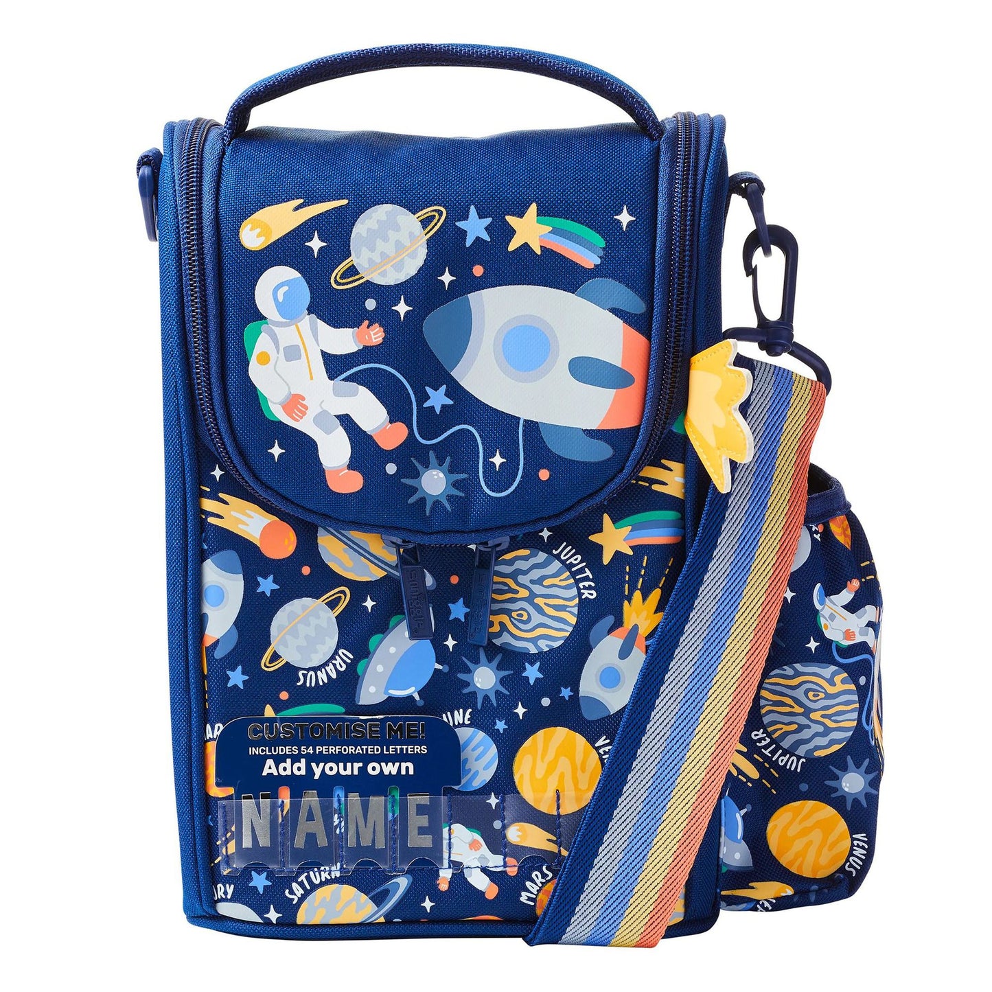 Blue Kids Lunch Bag – Insulated with Bottle Holder