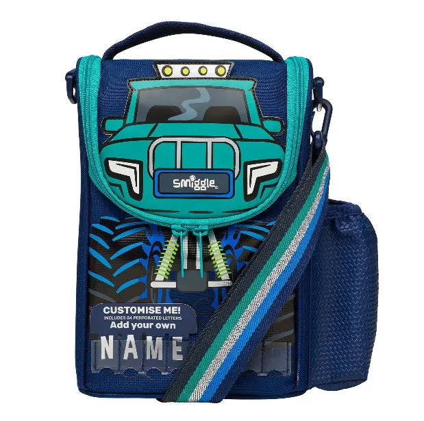 Blue Kids Lunch Bag – Insulated with Bottle Holder