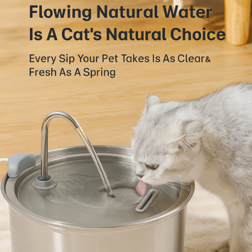 Stainless Cat Water Fountain