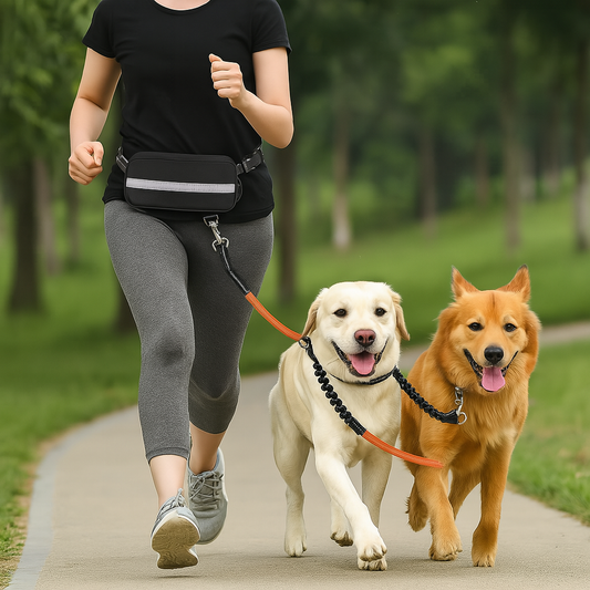 Waist-Tied Running Dog Leash