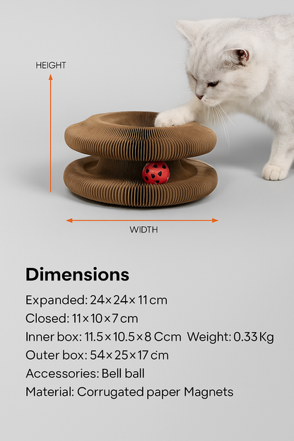 NestlePlay Cat Scratcher & Ball Toy – BUY 1 FREE 1