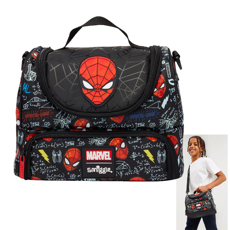 Special chain Australian smiggle meal bag for primary and secondary school students children's lunch bag for students lunch box bag snack bag outdoor