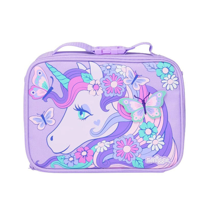 Special chain Australian smiggle meal bag for primary and secondary school students children's lunch bag for students lunch box bag snack bag outdoor