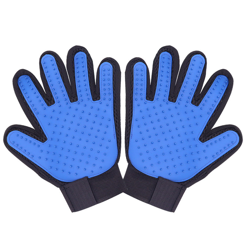 Pet Grooming Gloves – Remove Hair & Dander Fast