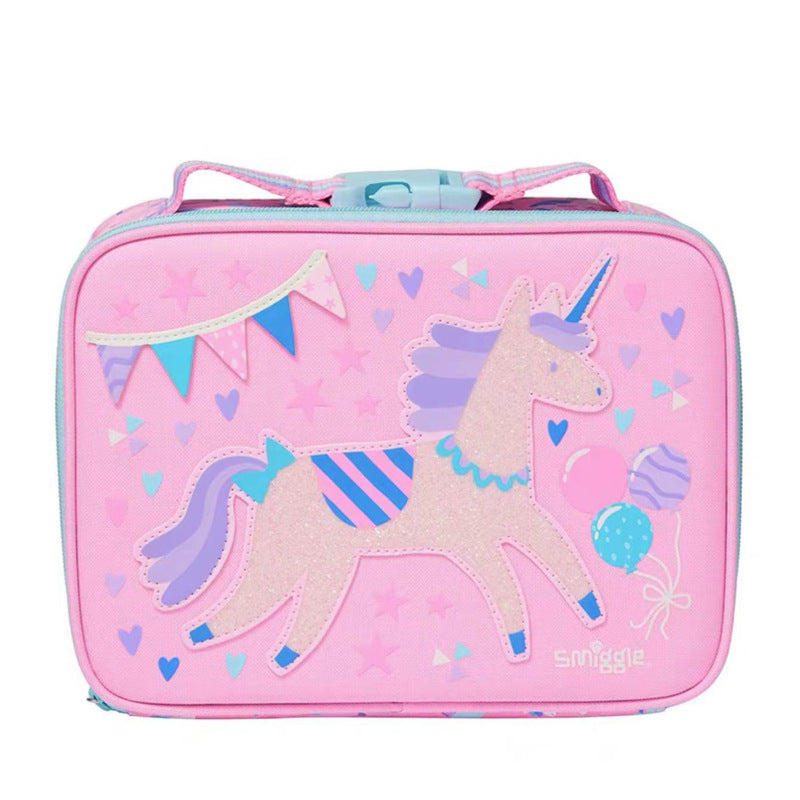 Special chain Australian smiggle meal bag for primary and secondary school students children's lunch bag for students lunch box bag snack bag outdoor