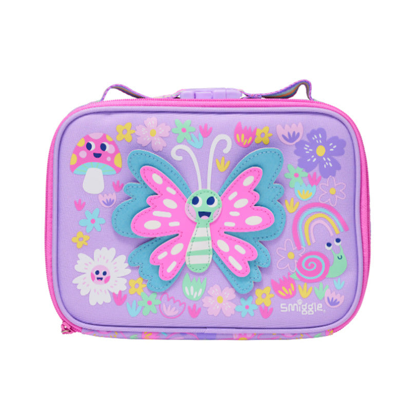 Special chain Australian smiggle meal bag for primary and secondary school students children's lunch bag for students lunch box bag snack bag outdoor