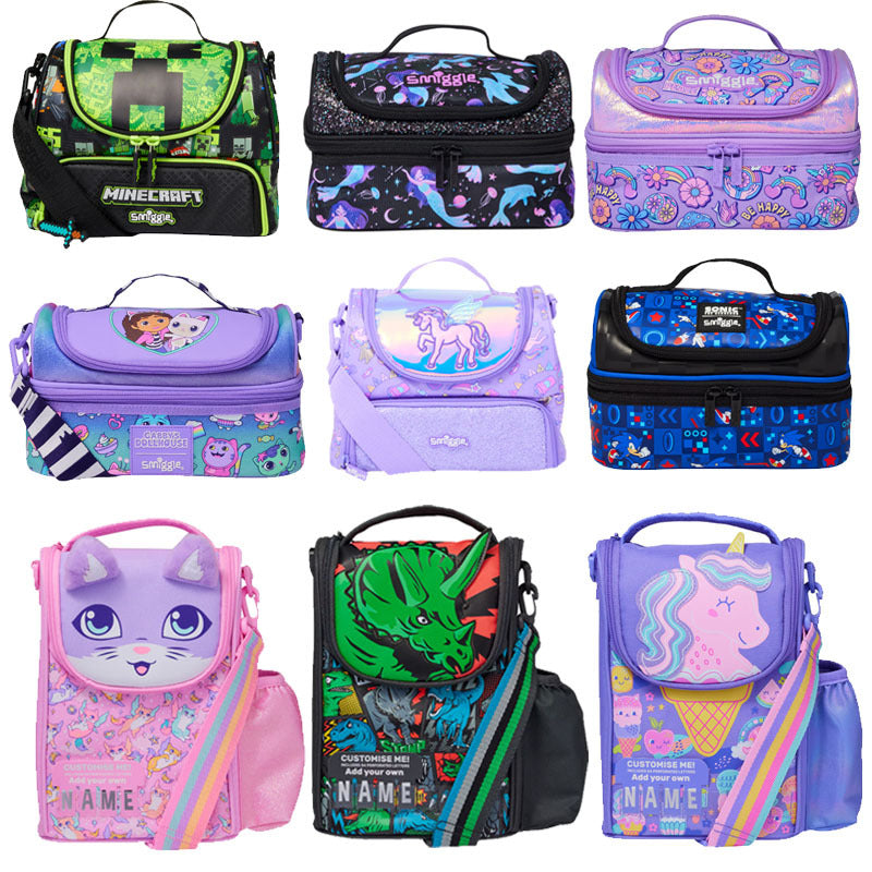 Special chain Australian smiggle meal bag for primary and secondary school students children's lunch bag for students lunch box bag snack bag outdoor