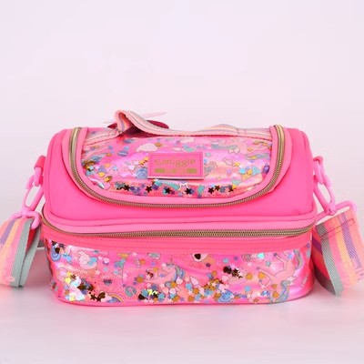 Special chain Australian smiggle meal bag for primary and secondary school students children's lunch bag for students lunch box bag snack bag outdoor