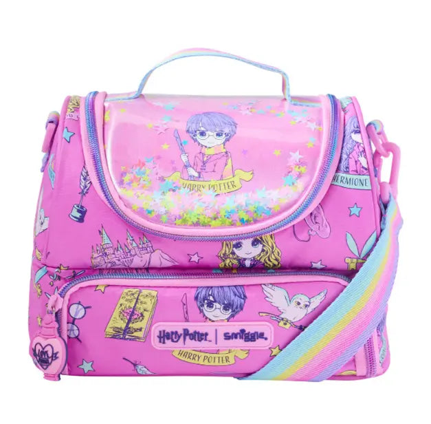 Pink Smiggle-Style Kids Lunch Bag – Insulated Meal Box for School & Outdoor Snacks