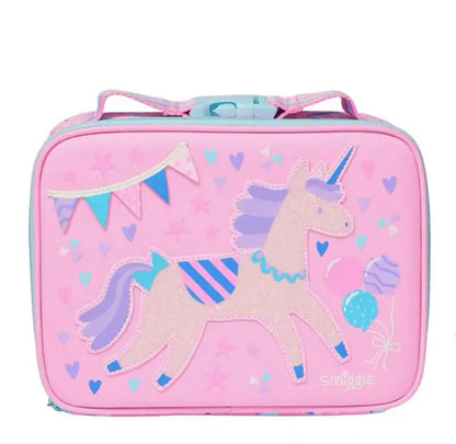Pink Smiggle-Style Kids Lunch Bag – Insulated Meal Box for School & Outdoor Snacks