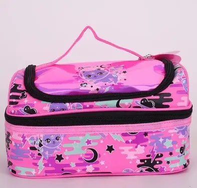 Pink Smiggle-Style Kids Lunch Bag – Insulated Meal Box for School & Outdoor Snacks