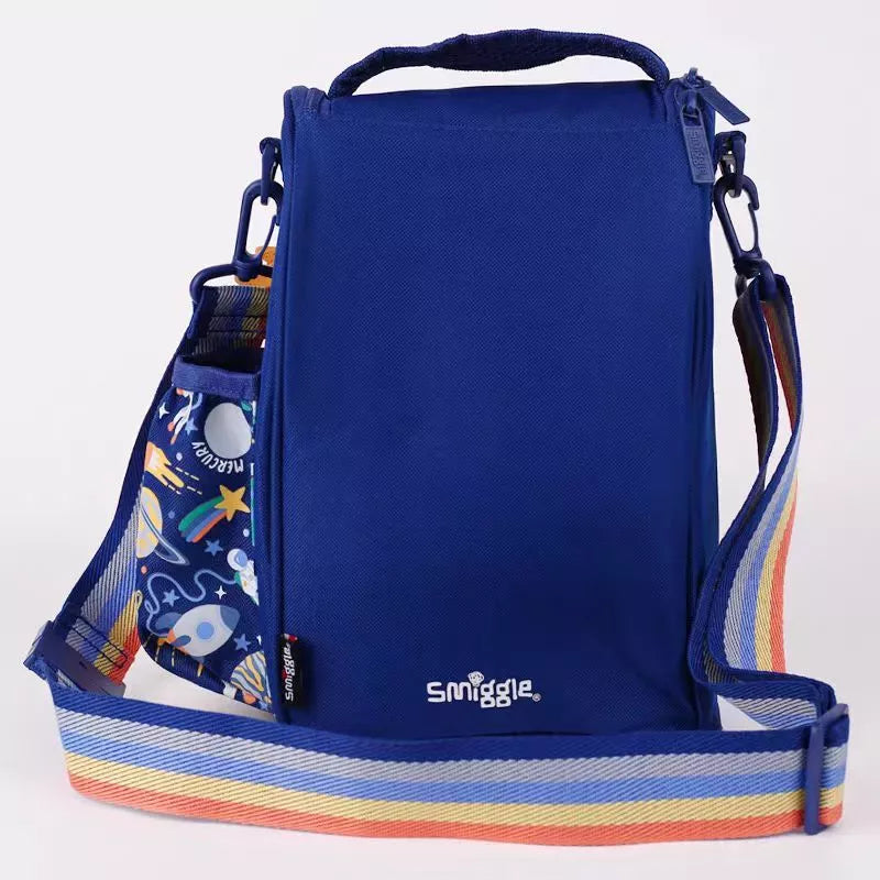 Blue Kids Lunch Bag – Insulated with Bottle Holder
