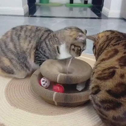 NestlePlay Cat Scratcher & Ball Toy