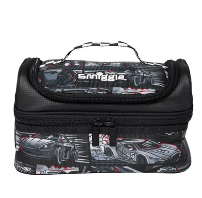 Black Race Car Lunch Bag – Smiggle Style for Kids School Meals